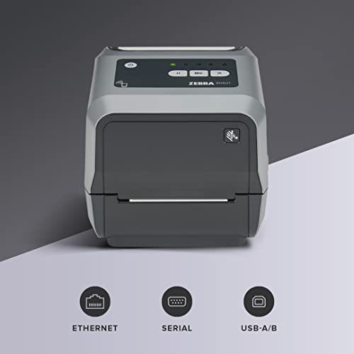 Image of Zebra ZD621 Thermal Transfer Shipping Label Printer | Color Touch LCD | 4x7
