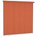 vidaXL Store Roulant d'Extérieur Store à Enrouleur de Fenêtre Pare-Soleil Pare-Vue Store de Patio Balcon Porche Pergola 240x230 cm Orange