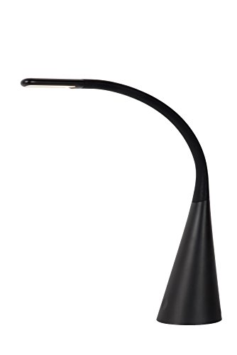 Lucide GOOSY LED - Schreibtischlampe - Ø 11 cm - LED Dim. - 1x4W 3000K - Mit USB-Ladepunkt - Schwarz