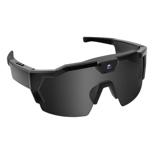 Lunettes de caméra 1080P de course et de ski mains libres