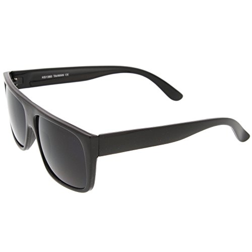 zeroUV Retro Flat Top Wide Temple Eazy E Style Rectangle Sunglasses 57mm3