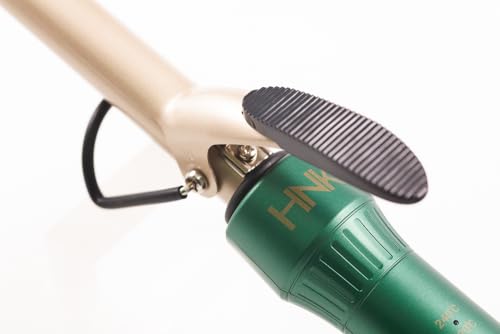 Image of HNK Professional Green EMERALD 22MM Hair Curler with Digital Temperature Control - Fast 15 Sec Heat Up | Instant Heat Recovery | Soft Touch Grip | 3m Swivel Cord | Available in 8 Barrel Sizes (9mm-32mm)