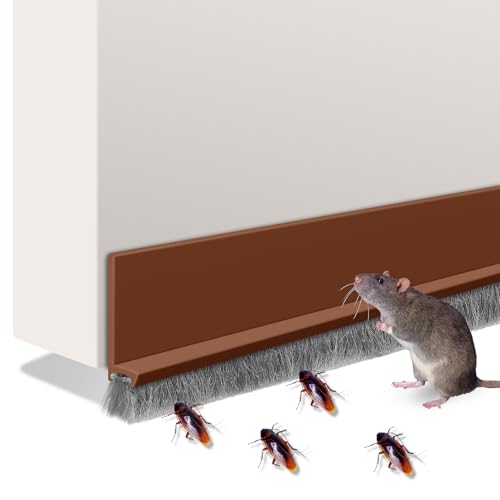 2 Stück Türdichtung, 1M Zugluftstopper für Türen, Silikon...