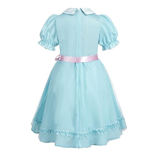Disfraz The Grady Twins azul para niñas talla media miniatura 5