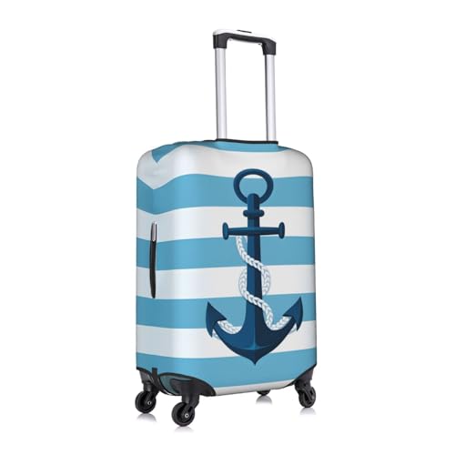 Anchor Stripes Luggage Cover Washable Suitcase Cover Anti-Scratch Luggage Protector Covers Elastic Luggage Identify for Suitcase M fits 22-24 Inch Luggage3
