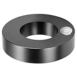 Ringmagnet, großer Ferritring Ø 120 x 60 x 20 mm Ferrit Ringmagnet mit Loch, Magnetring strapazierfähig Ringmagnete Magnet Scheibe mit Loch Ring für Industrie, DIY, Basteln, Wissenschaftsprojekte