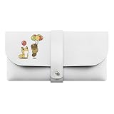 メガネケース タヌキとキツネ 眼鏡ケース メガネポーチ Puレザー 眼鏡バッグ 眼鏡入れ 軽量 持ち運び おしゃれ 擦り傷防止