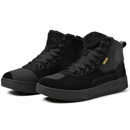 RIDEIRON Scarpe Moto Uomo Donna Stivali Moto,Antiscivolo Rinforzato Suola...