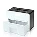 ONMYJFD File shredder-4-Sheet Cross-Cut Paper and Credit Card Shredder with Pullout Basket,White
