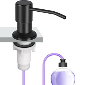 Xekazrop Seifenspender Küchenspüle mit 119,4 cm Rohr