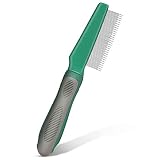 UrbanX Best fine-toothed Flea Comb for German Shepherd Rottweiler Mix and Other Large Size Mixed Breed Dogs Dogs Coat Type