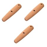 Garneck 3juegos Mango De Espátula De Madera Sustitución Anticalor y Antideslizante Herramienta De Cocina Multiusos para Reemplazo Fácil y Seguro Hornear y Cocinar