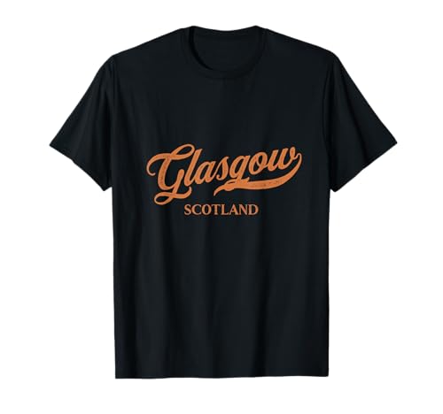 Retro Scotland City - Glasgow vintage Camiseta
