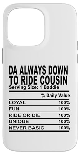 The always down to ride cousins ȂƂ j  X}zP[X iPhone 14 Pro Max p