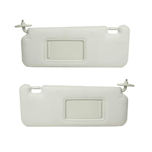 FITIPICI Driver Left & Passenger Right Side Sun Visor Compatible with Toyota Scion TC 2005-2010 Replaces# 74320-21210-B2,74310-21130-B1 Gray (A Pair)