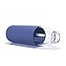 veegoal 18 Oz Borosilicate Glass Water Bottles with Bamboo Lid, BPA-FREE, Non-Slip Silicone Sleeve, and Stainless Steel Leak Proof Lid - Reusable Glass Bottle for Men and Women