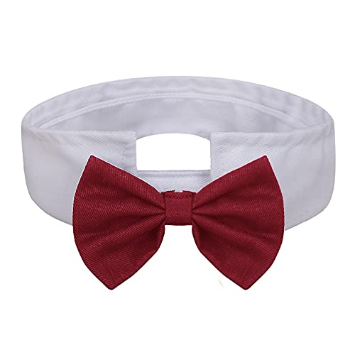Pajarita para perros, collar para perros, corbata, collar ajustable, disfraz para perros y gatos Cover