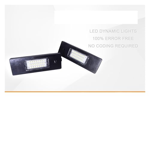 Luces LED para matrícula trasera: iluminación blanca sin fallos en cuadro para BMW 5