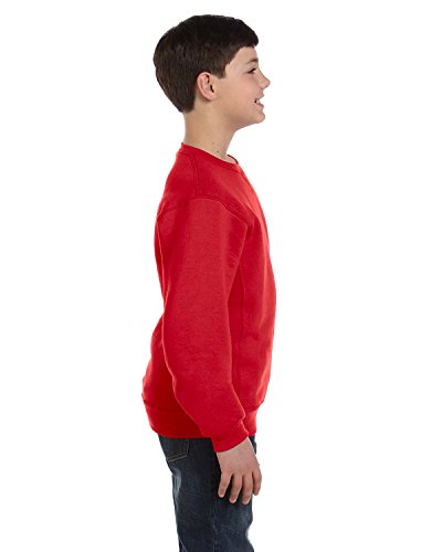 Russell Athletic Athletic Big Boys' Fleece Crew, Sweatshirt-True Red, S #TOP3