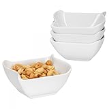 4x Dessert-Schälchen Büfett: Servier-Schalen für Snack, Salat, Dressing, Eiscreme & Dessert