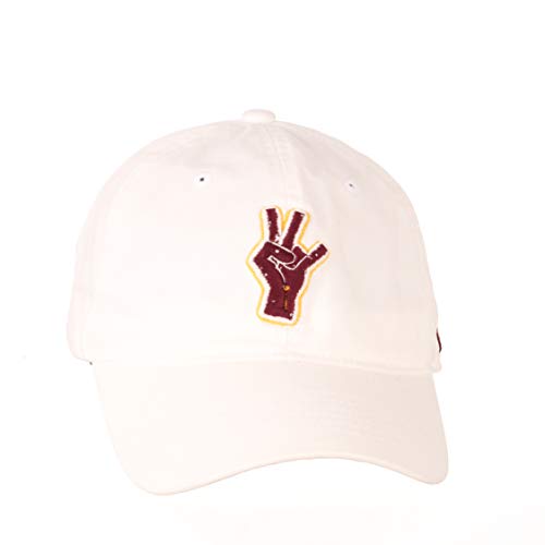 Gorra ajustable estándar para hombre Zephyr blanca miniatura 3
