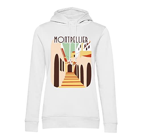 Sweat à capuche Montpellier Centre Historique pour le voyage et tourisme