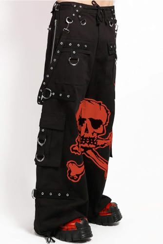 Mega Skull Pants [BLACK/RED]2
