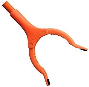 Miniatura 2 de ArcMate Qwik-Pik - Herramienta económica para recoger basura, recogedor de basura para exteriores, mandíbulas abiertas de 3.5 pulgadas, gira 360