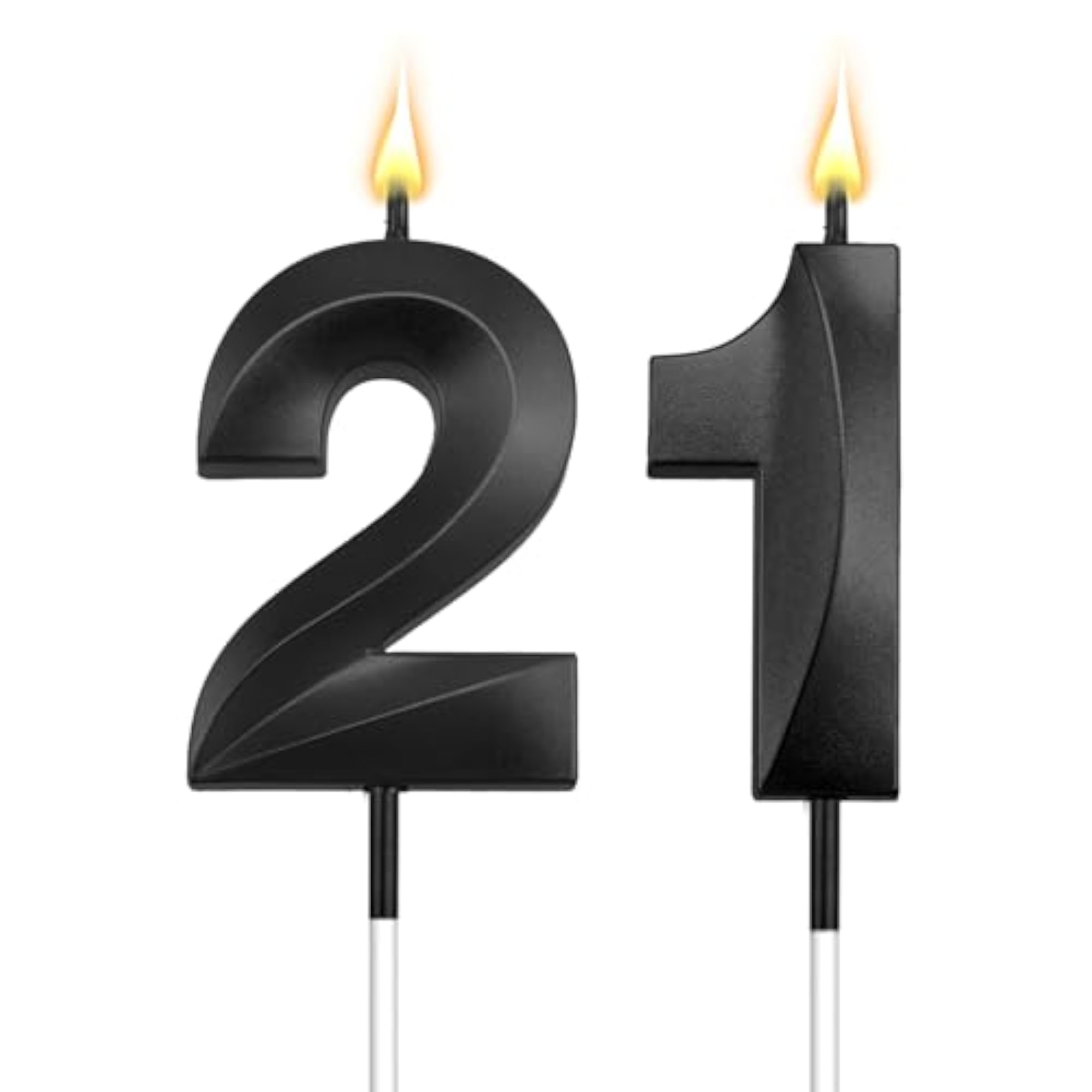 21st Birthday Cake Topper Candles