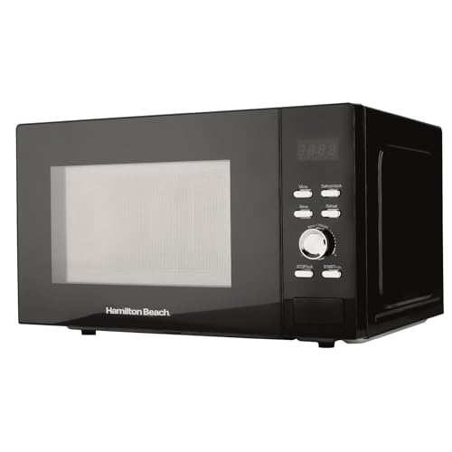 Hamilton Beach Microwave 30L 950W Family-Size Digital Controls 8 Pre-Set Programs 5 Power Levels Large Capacity Defrost Function Child Lock Black - HB30FUXP04