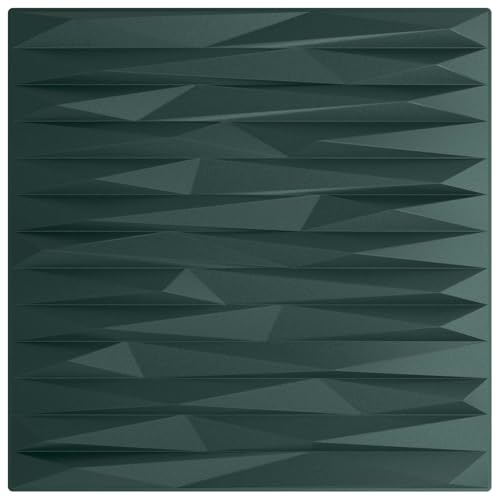 Paneles de pared aislantes térmicos autoadhesivos espuma verde 50x50cm 3