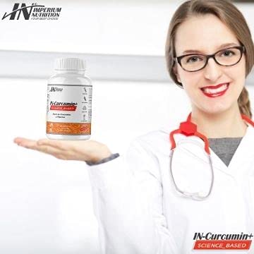 Combo 3x IN-Curcumin+ (Cúrcuma com Pimenta Preta) 360 cápsulas - Imperium Nutrition