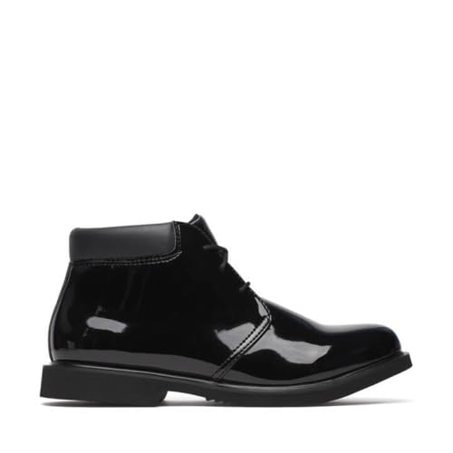 Image of Thorogood Uniform Classics Poromeric Chukka Dress Boots for Men and Women - Ultra-Lightweight with High-Shine Upper and Slip-Resistant Non-Marking Blown Rubber Outsole