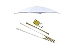 ROPS White Tractor Umbrella Canopy & Canvas Cover w/Rollbar Mount Farmer Bob's Parts 405968