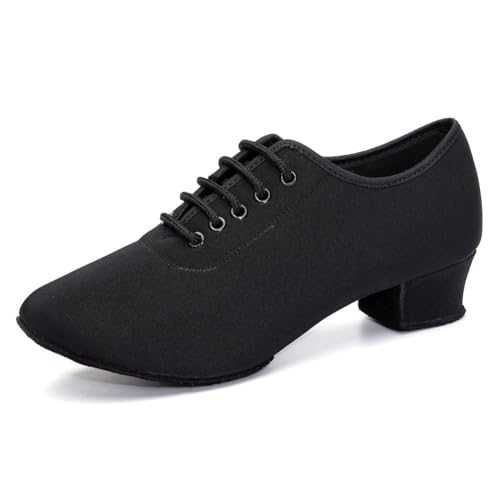 Chaussures de danse latine confortables pour pieds sensibles avec talon bas stable