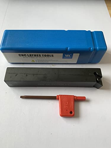 Porta herramientas para torno SDFCL2020K11 90° para insertos DCMT 32.5 miniatura 2