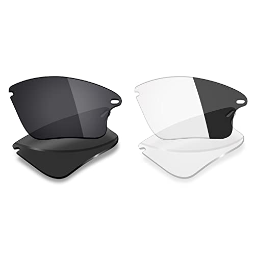 Image of Mryok 2 Pair Polarized Replacement Lenses for Oakley Fast Jacket XL Sunglass - Options