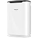 Okaysou AirMax8L Medical Grade Ultra-Duo Air Purifier for Pets, Smokers, Odors, 5-in 1 Large Room Air Cleaner, True HEPA Filter, Eliminates Pet Hair, Smoke, Dust, Pollen, VOCs, 500 Sq. Ft.- White
