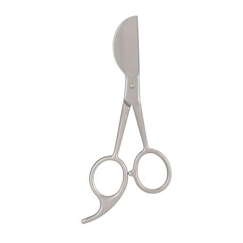 Double Bent Curved Offset Handle Scissors, Applique Pelican Duckbill Blade, Machine Embroidery Double Curved Scissors, Duckbill Scissors for Embroidery