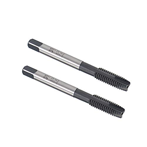 Grifo roscado en espiral M8 x 1.25 de acero HSS 6542 para roscas H2 precisas