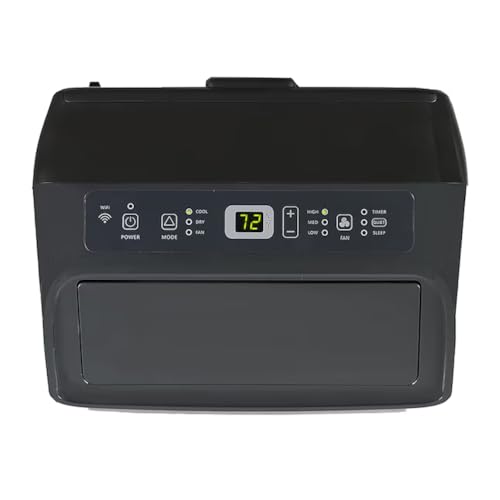 Image of Hisense 3-in-1 Portable Smart Air Conditioner Wi-Fi 10,000-BTU 450-sq. ft. ConnectLife App, Remote control, Quiet operation 50 dB - AP1022CW1G (Renewed)