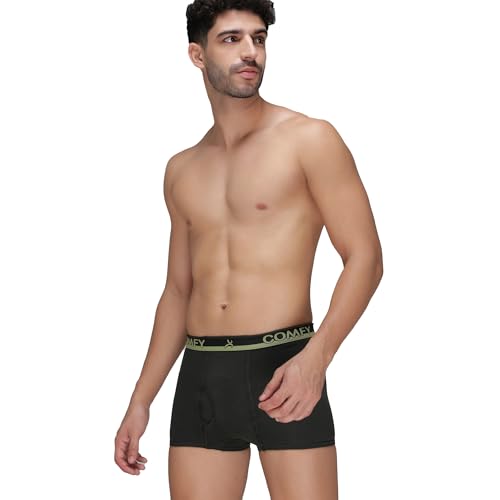 Image of Amul Comfy Men's Trunk Underwear | Soft Outer Elastic | Soft Waistband | Breathable Comfortable Innerwear | Pack of 2 | Color May Vary