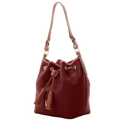 Image of Dooney & Bourke Bucket Bags for Women, Large Leather Tasha Shoulder Bag
