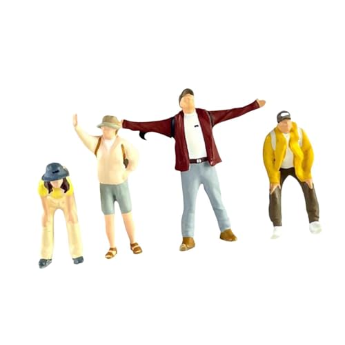Projets de bricolage en résine 1:64 avec figurine miniature de camping