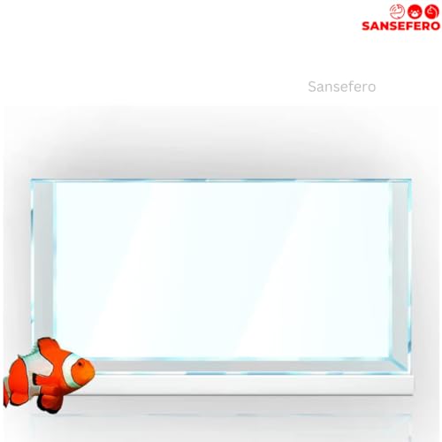 Image of Premier Plants Aquarium Fish Tank Background Sticker Poster for Aquarium Background White Color 5 Length & 2 Feet Height (White)