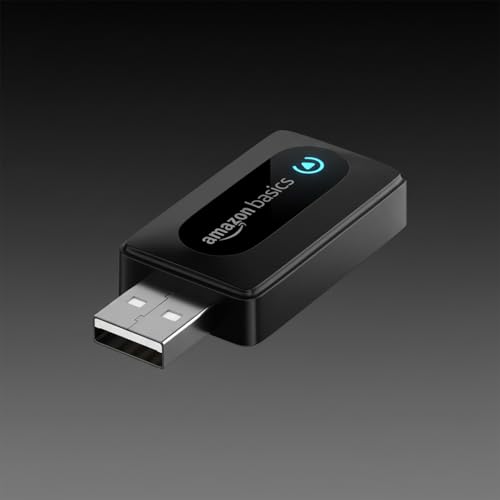 Image of Amazon Basics Car Play | Converts Wired Auto Android & CarPlay to Wireless | Bluetooth Connectivity | Only for Cars with OEM Installed Wired Android Auto /CarPlay | Black