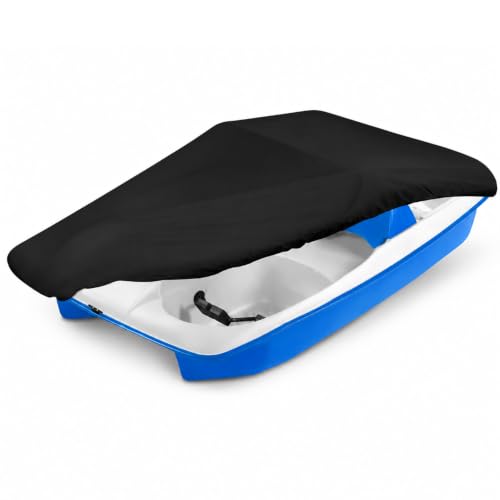 XDGDHSH Pedal Boat Cover for WaterBee Rental/Commercial Models 2000-2026, Oxford Paddle Boat Cover with Adjustable Buckle Straps and Elastic Hem for Dock, Trailer, Marina, Seasonal Storage