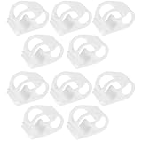 HOODANCOS 10 Stück Teiliges Silikon schlauchklemmen Einstellbar zur Durchflussregulierung und Absperrung Geeignet für Labor Gartenbewässerung Medizinische Infusionen und