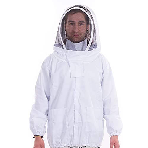 xtradefactory IMKER SCHUTZJACKE mit Schleier| Baumwolle/Polyester, Größe XL | praktische Imkerjacke, Schutzhemd, Imkerausrüstung, Imkerschutz xtradefactory IMKER SCHUTZJACKE mit Schleier| Baumwolle/Polyester, Größe XL | praktische Imkerjacke, Schutzhemd, Imkerausrüstung, Imkerschutz