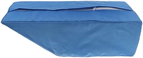 Sharplace Premium Foam Leg Elevator Cushion with Washable Cover, Support and Pillow, Blue